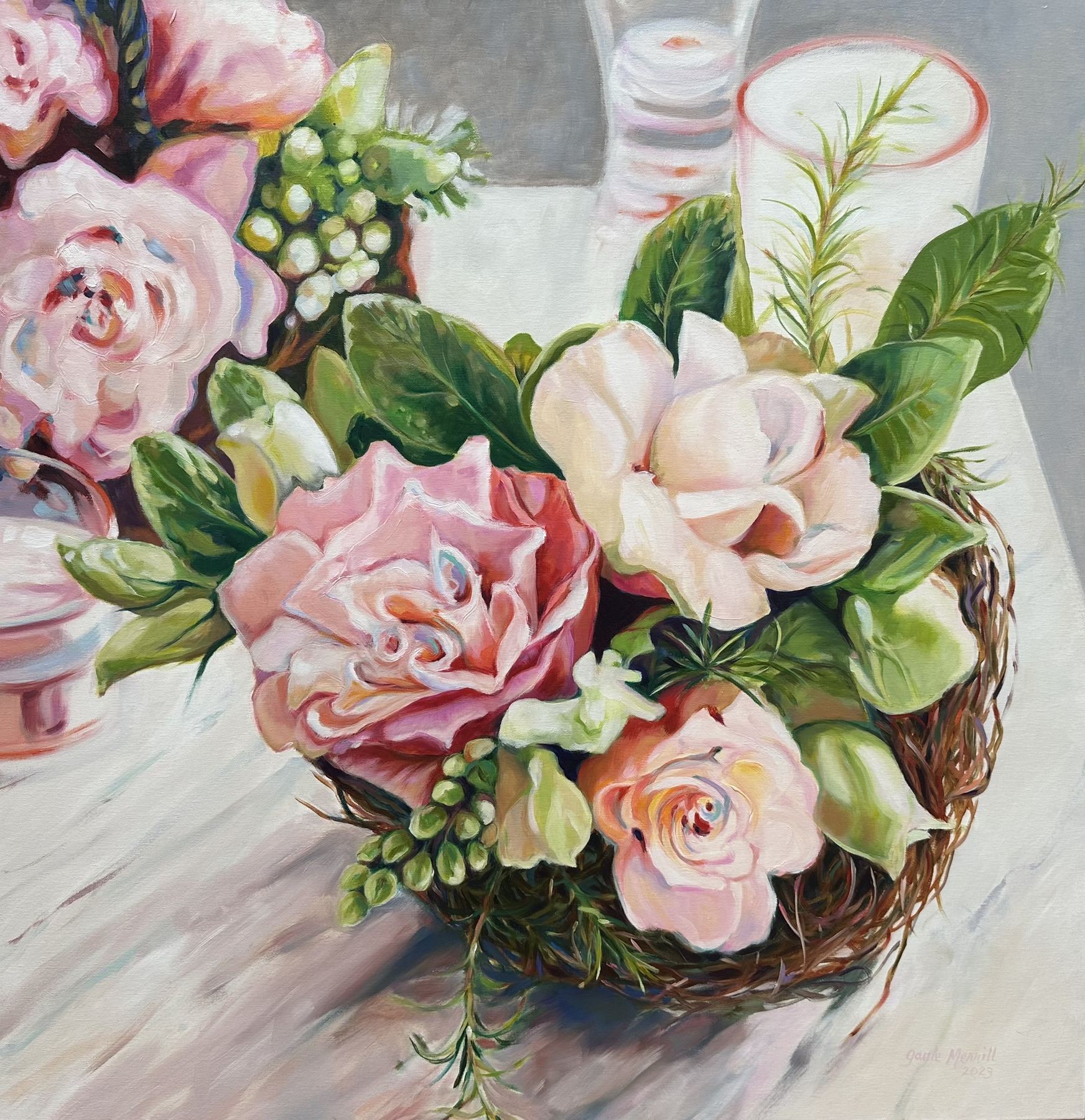 Nesting Roses