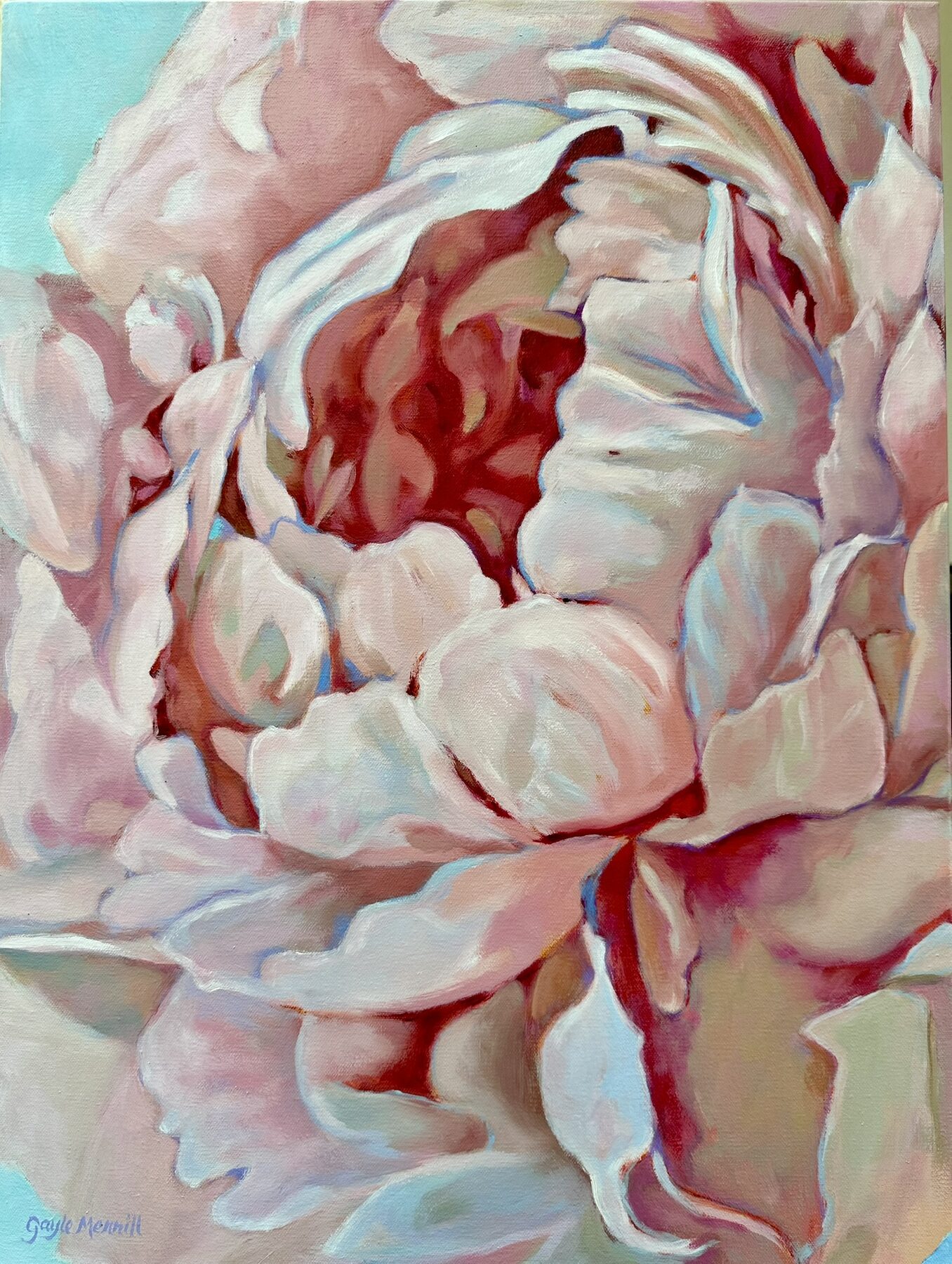 Innermost, oil painting by Gayle Merrill