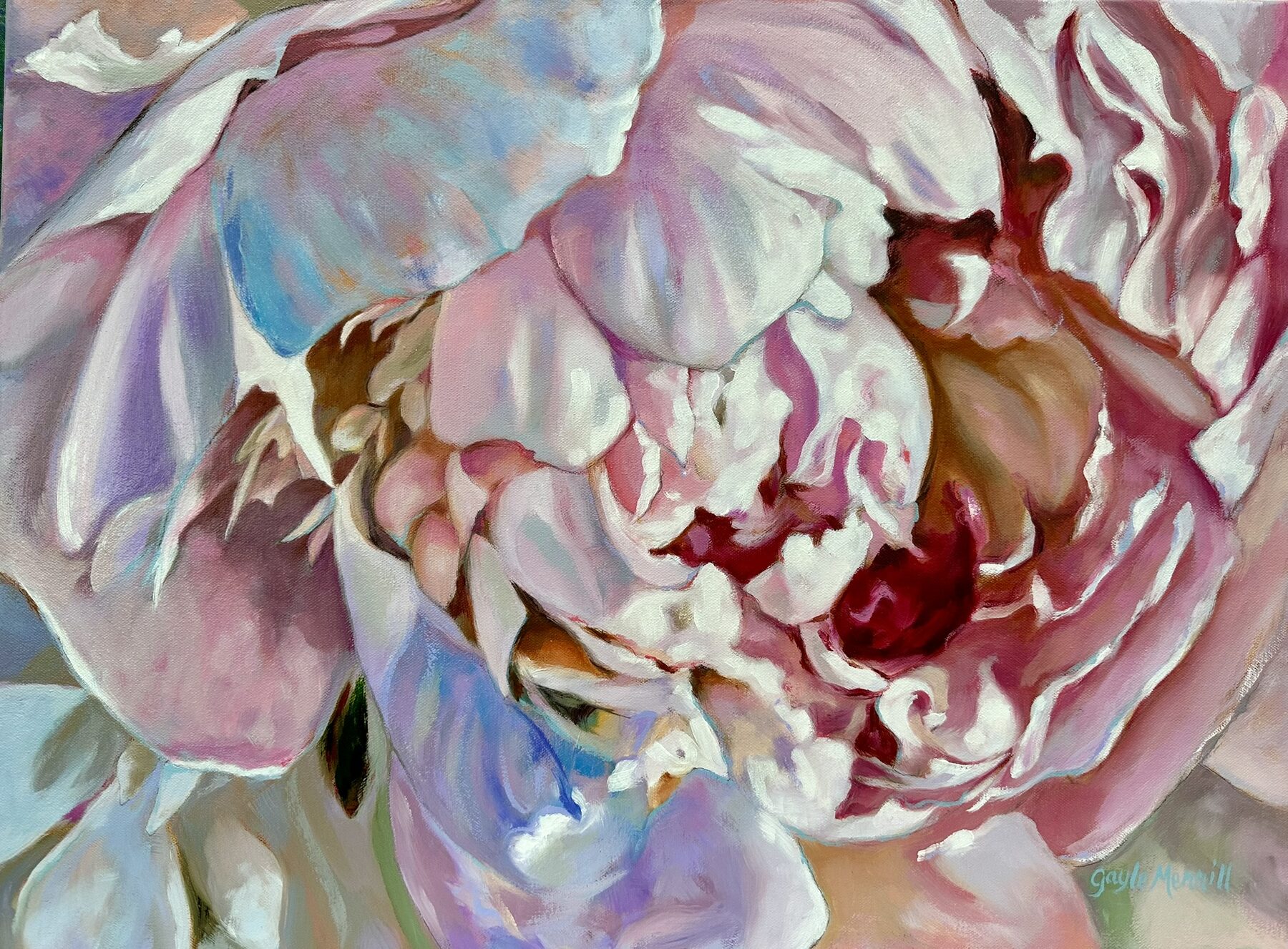 Awakenings, oil painting by Gayle Merrill