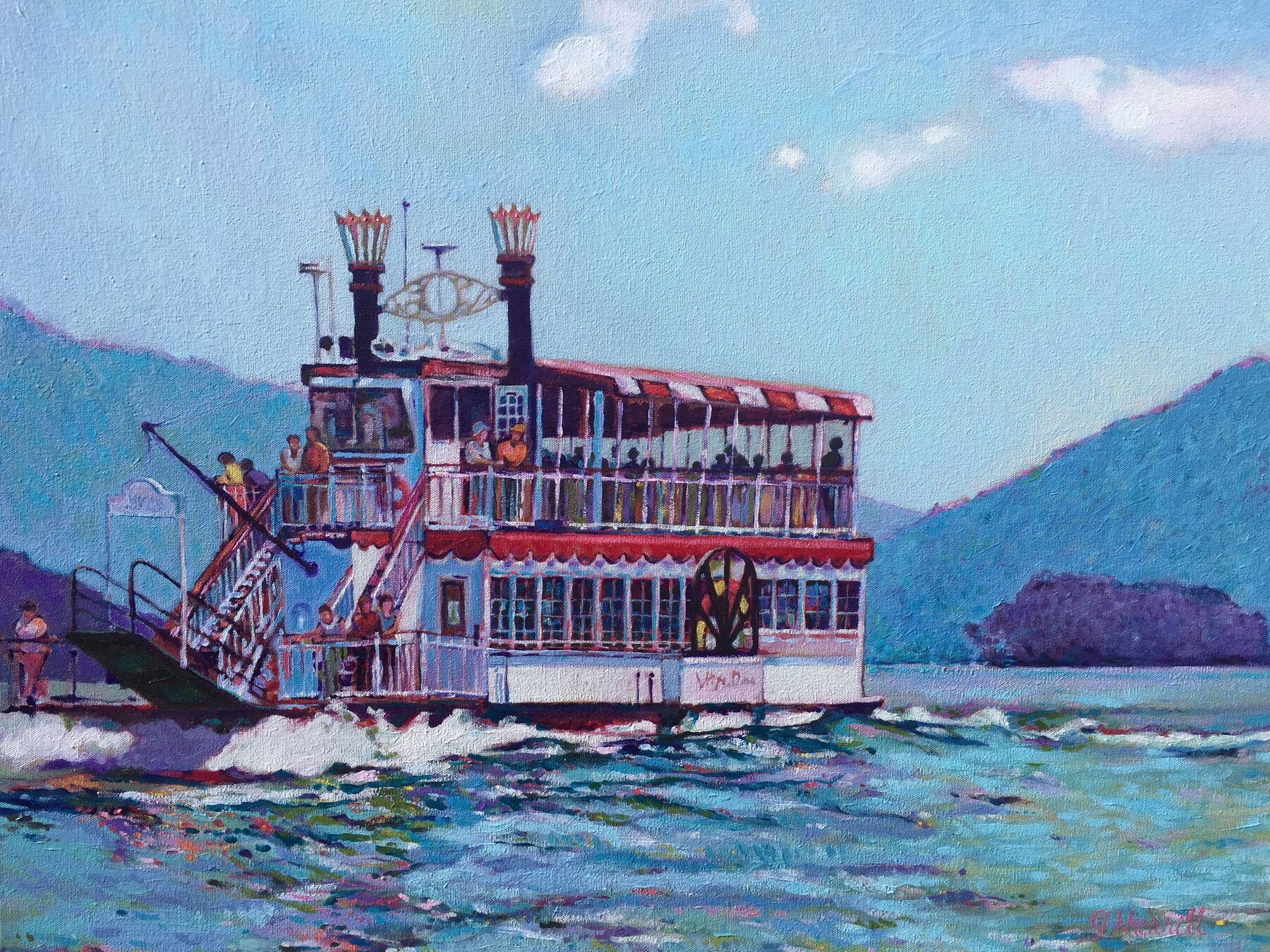 Virginia Dare, oil painting by Gayle Merrill