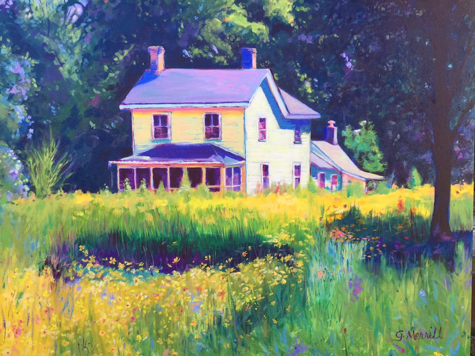 Neglected and Abandoned, oil painting by Gayle Merrill
