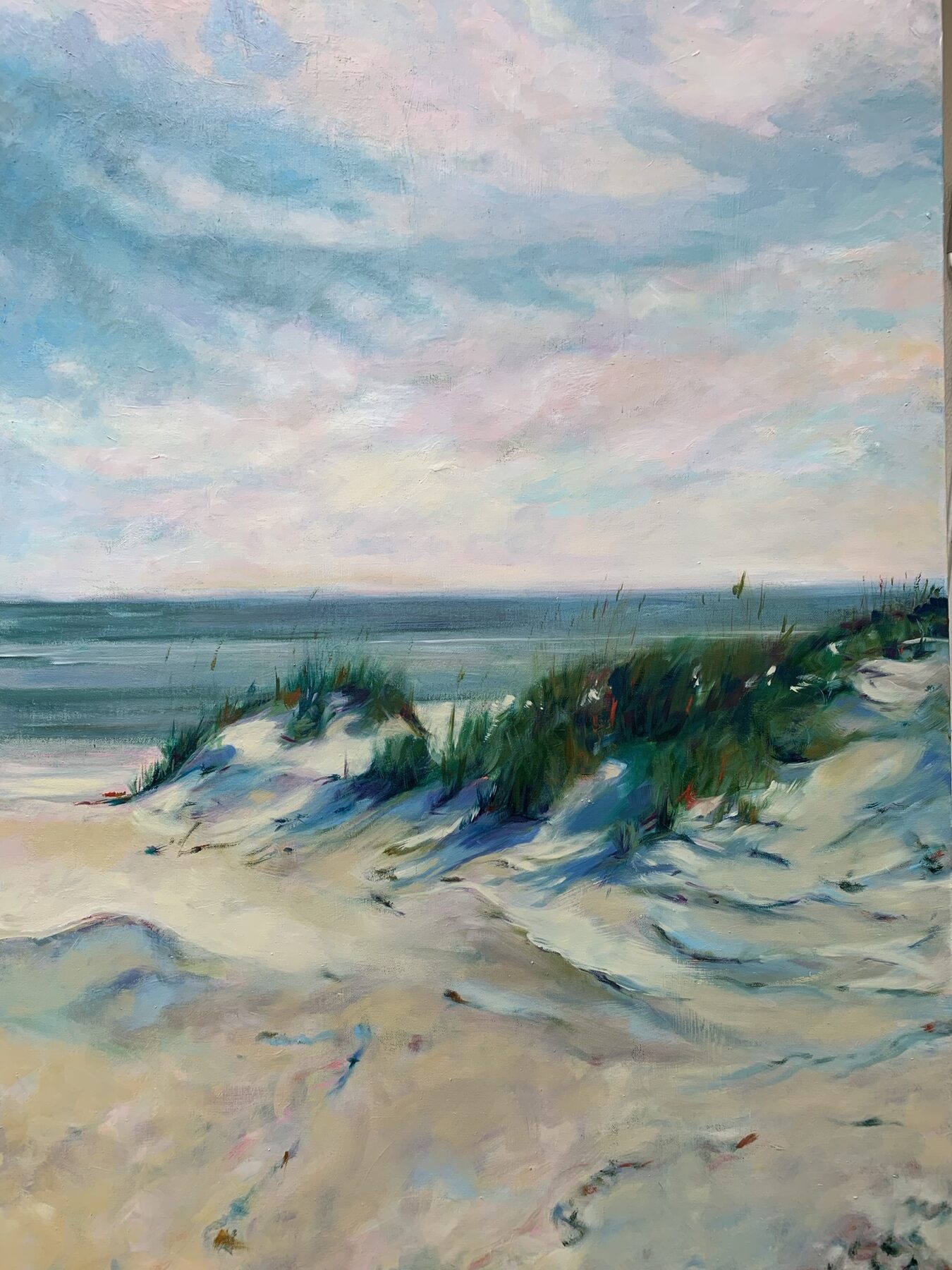 Bethel Beach, oil painting by Gayle Merrill