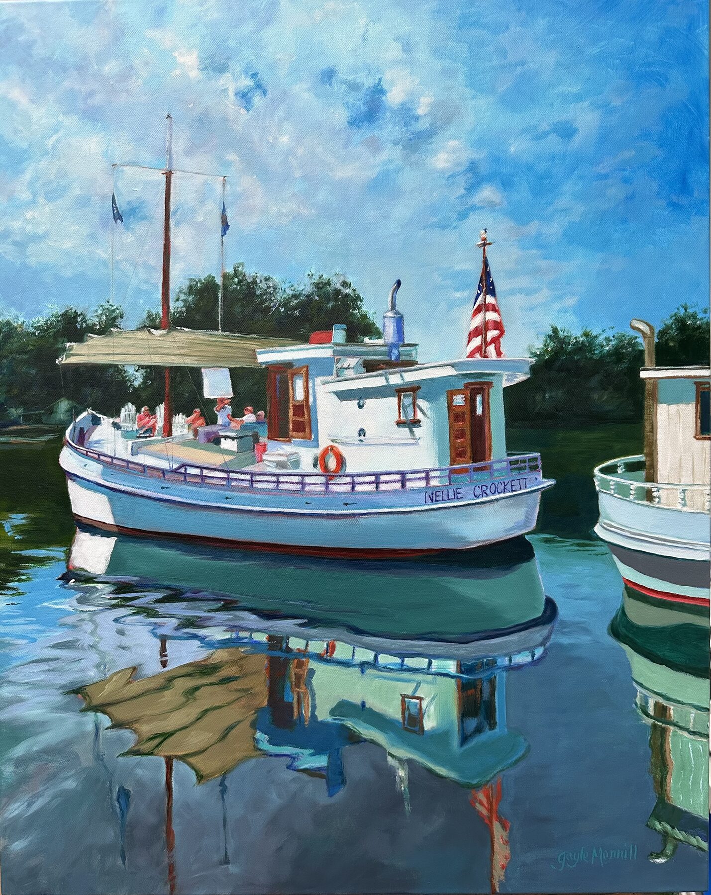 The Nellie Crockett, oil painting by Gayle Merrill
